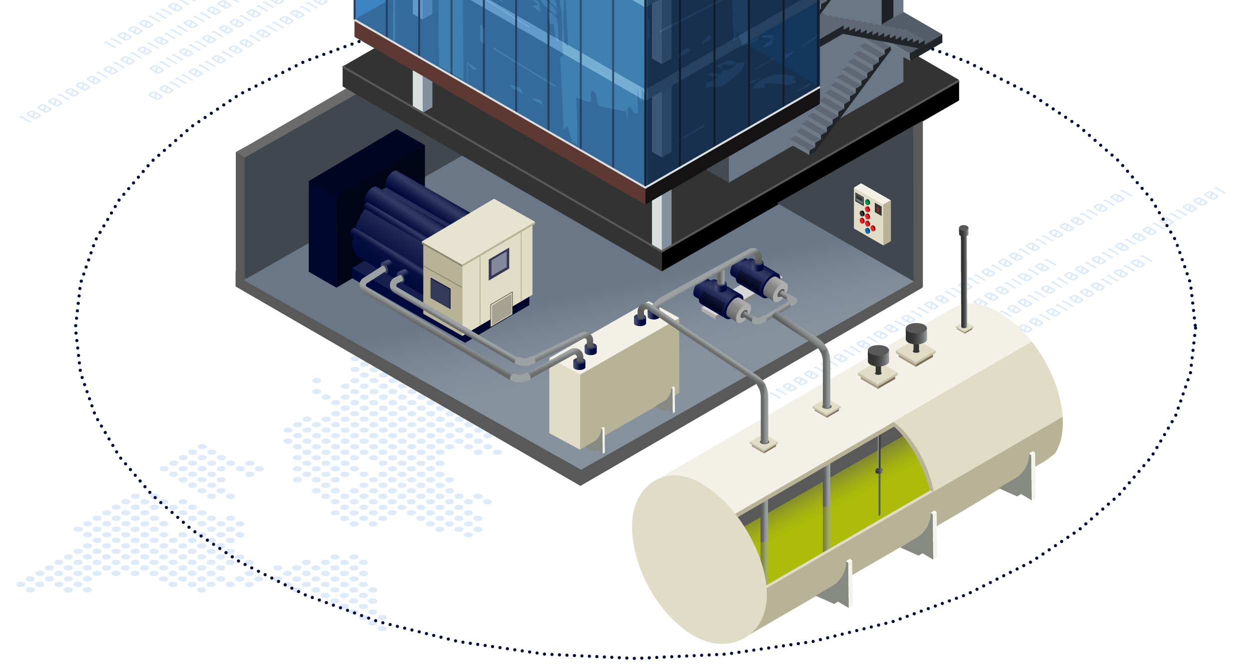 Le schéma des services d'EXEN